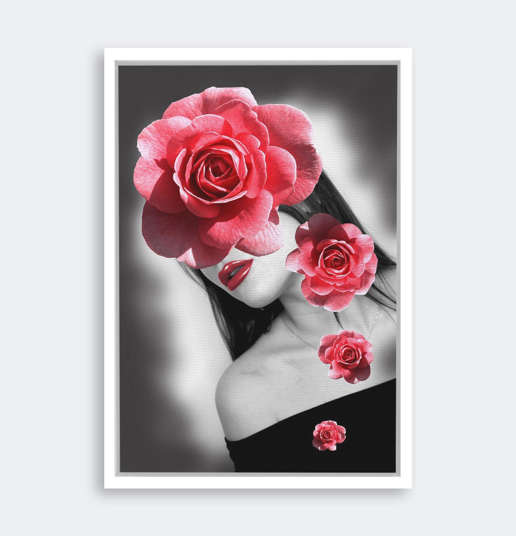 "Kiss Me Red" - Pop Art