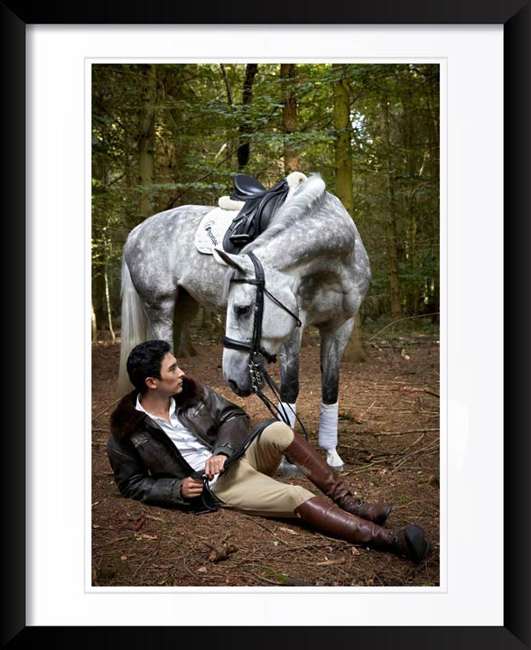 Alex Hua Tian & Horse by John Stoddart Photography