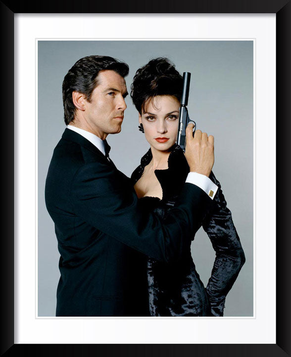 Pierce Brosnan & Famke Janssen - “Golden Eye” 1995 by John Stoddart