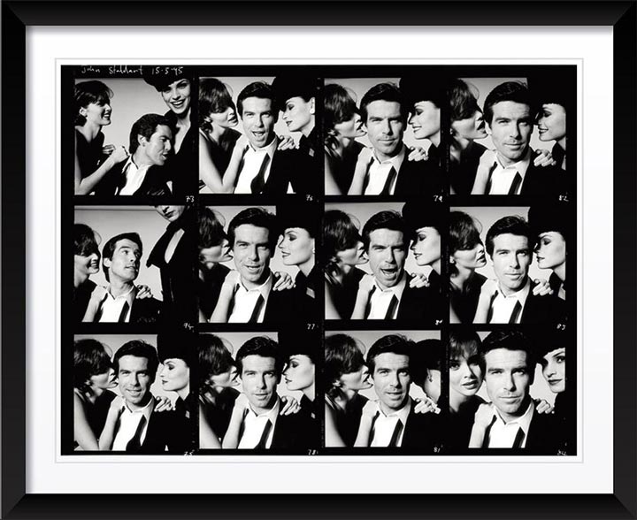 Pierce Bronsan Contact Sheet by John Stoddart