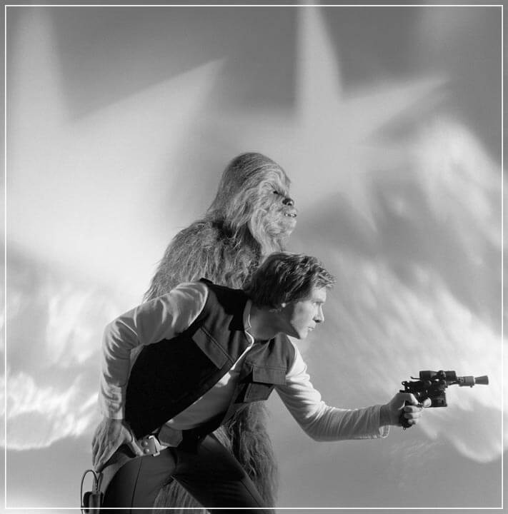 "Chewbacca & Han Solo Return of the Jedi" by Brian Griffin Photography-Artography Limited