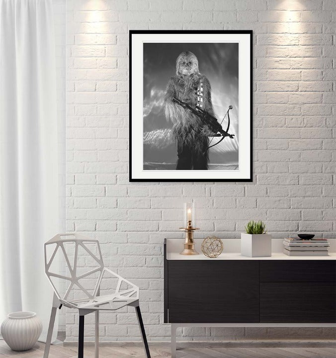 "Chewbacca (B&W)" by Brian Griffin Photography-Artography Limited