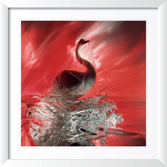 "Stuffed Swan" Photography by Brian Griffin