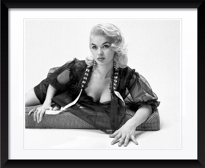 "Jayne Mansfield on Nightgown" by Barry Kramer Photography