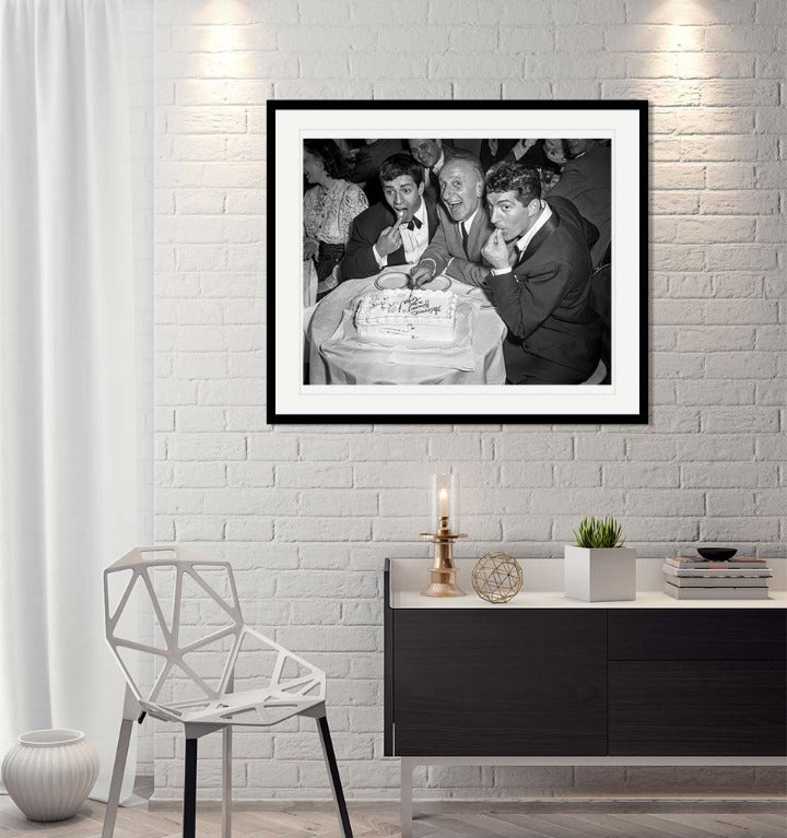 "Jerry and Dean with Jimmy Durante" by Barry Kramer Photography-Artography Limited