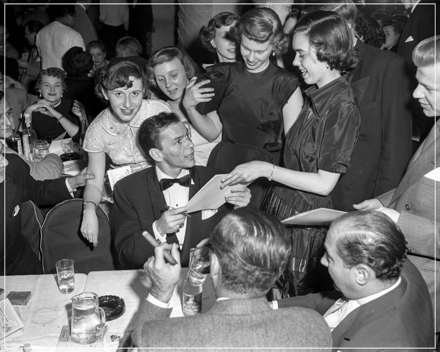 "Frank Sinatra - Autograph Table" by Barry Kramer Photography-Artography Limited