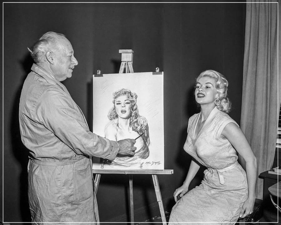"Jayne Mansfield Dartois 1956" by Barry Kramer Photography-Artography Limited