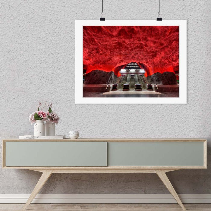 "Solna Centrum Metro, Stockholm 2016" by Christopher Petsos Photography-Artography Limited