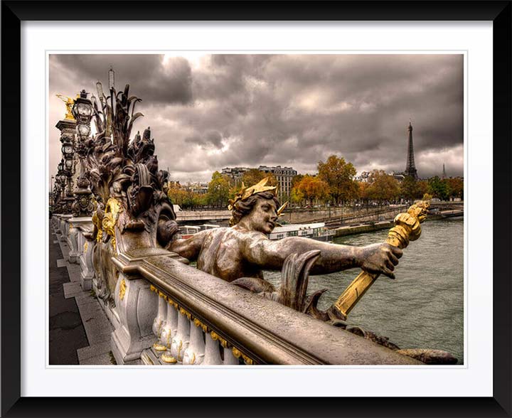 Pont Alexandre III in Autumn, Paris 2015, Wall Art by Christopher Petsos