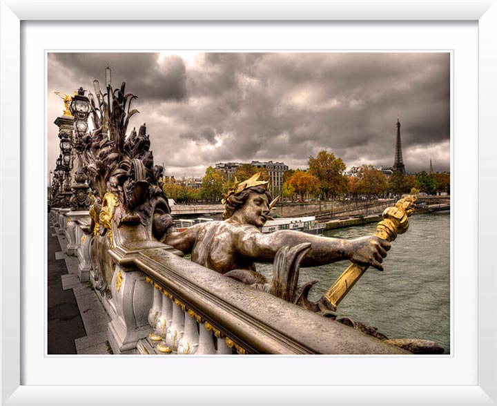 Pont Alexandre III in Autumn, Paris 2015, Wall Art by Christopher Petsos