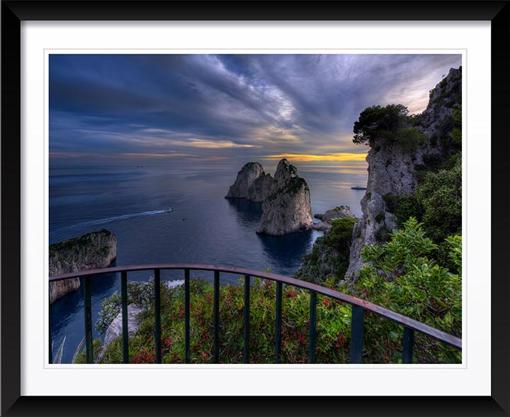 At the Edge of The World Capri 2015, Wall Art by Christopher Petsos