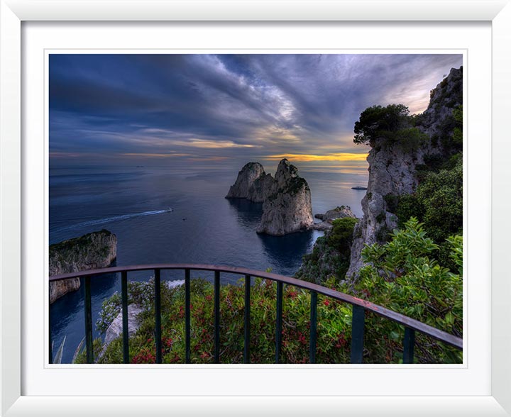 At the Edge of The World Capri 2015, Wall Art by Christopher Petsos