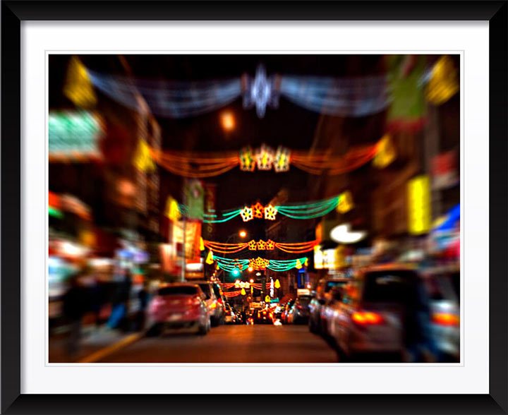 Little Italy NYC Christmas, New York Wall Art by Christopher Petsos