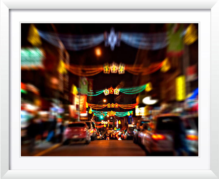 Little Italy NYC Christmas, New York Wall Art by Christopher Petsos