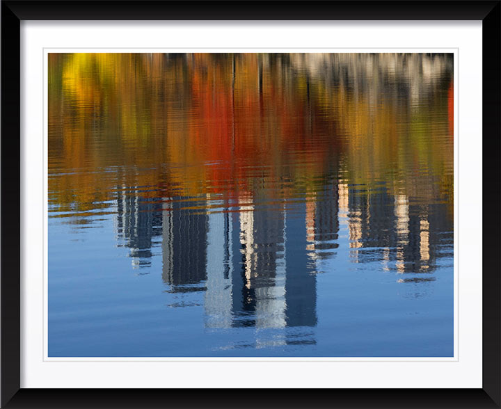 Autumn Skyline Reflections, New York Wall Art