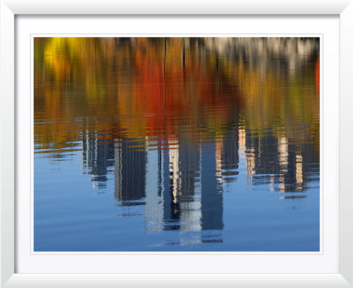 Autumn Skyline Reflections, New York Wall Art