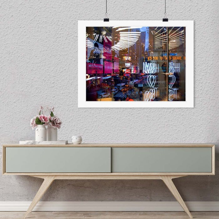 "Reflections Above Times Square" by Christopher Petsos Photography-Artography Limited