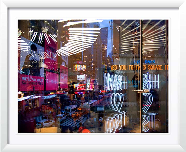 "Reflections Above Times Square" by Christopher Petsos Photography