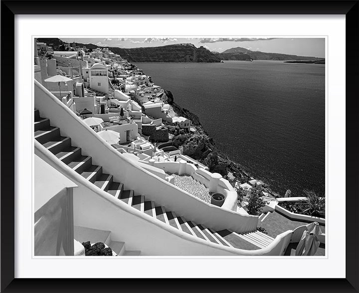 Heavenly Descent Santorini 2016, Wall Art by Christopher Petsos