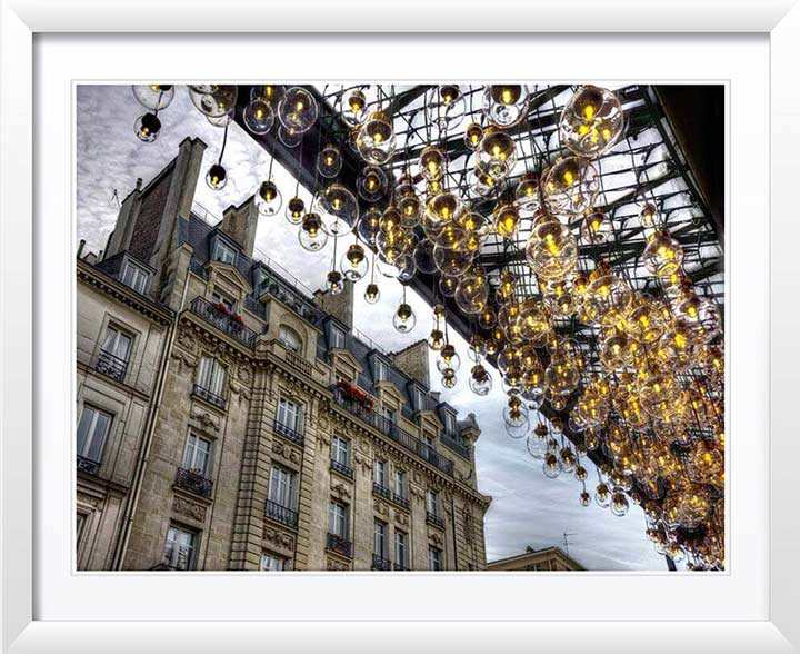 Lanterns of Le Bon Marché Paris 2015, Wall Art by Christopher Petsos