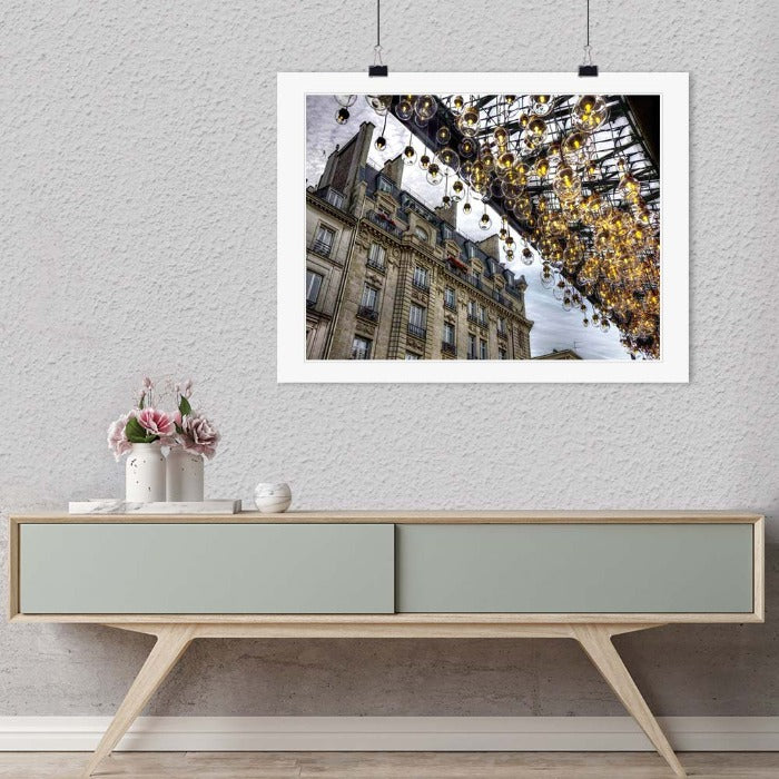 "Lanterns of Le Bon Marché Paris 2015" by Christopher Petsos Photography-Artography Limited