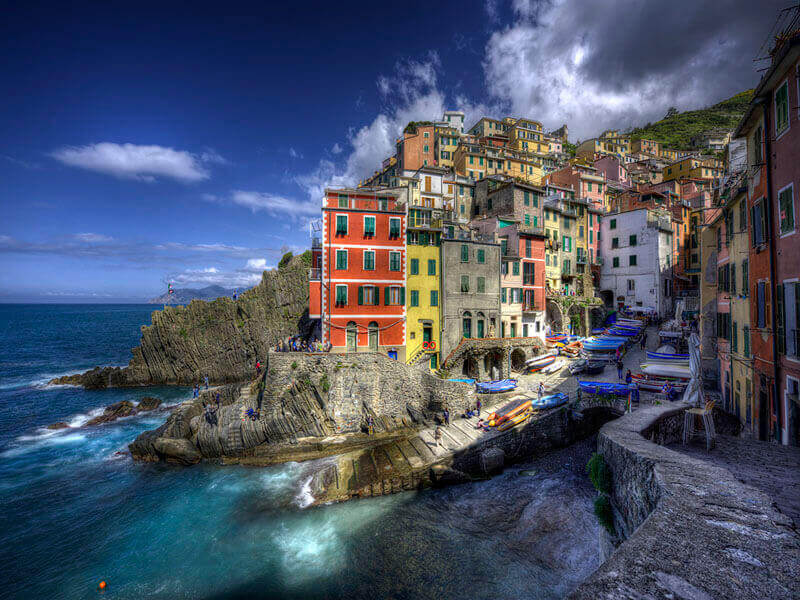 "Riomaggiore Seaside Cinque Terre 2016" by Christopher Petsos Photography-Artography Limited