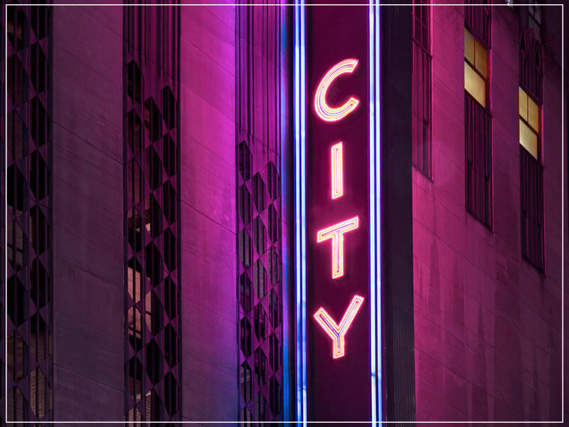 "Neon City, New York 2016" by Christopher Petsos Photography-Artography Limited