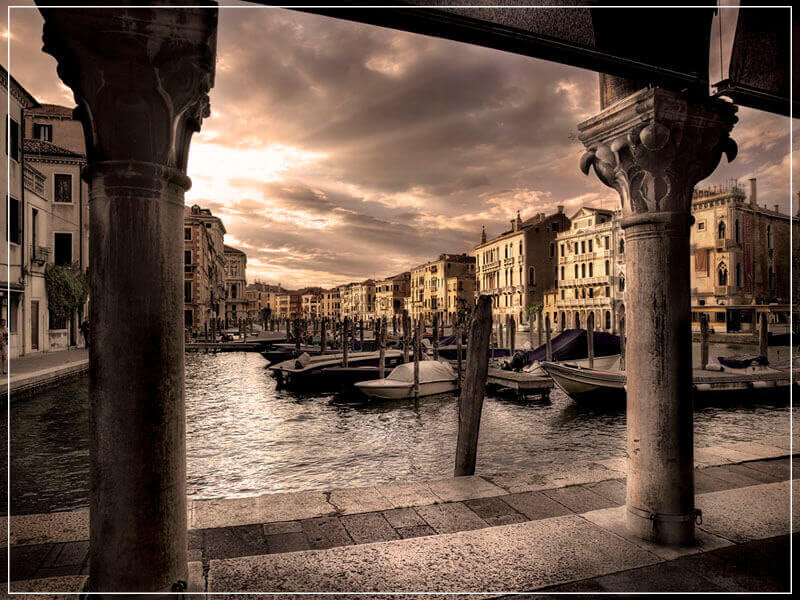 "Sunburst Over the Grand Canal" by Christopher Petsos Photography-Artography Limited