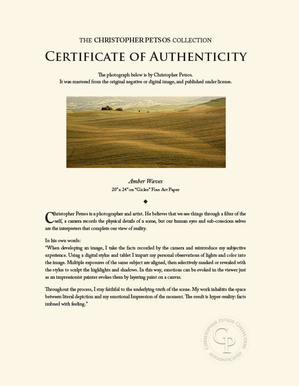 "Amber Waves" by Christopher Petsos Photography