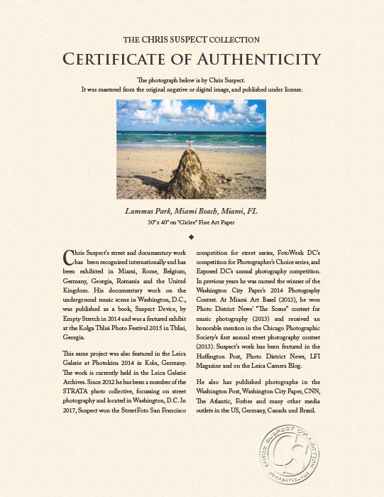 "Lummus Park, Miami Beach, Miami, FL" by Chris Suspect Photography-Artography Limited