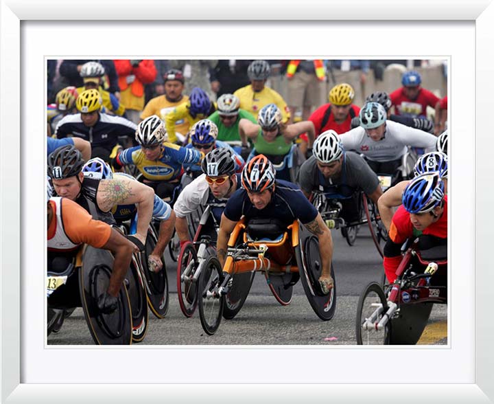 "New York Marathon Race, 2005" by Chuck Solomon Photography