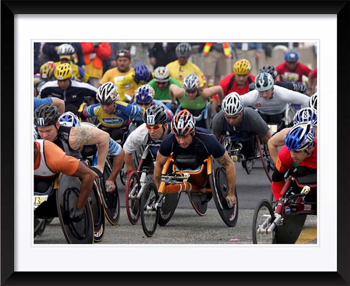 "New York Marathon Race, 2005" by Chuck Solomon Photography