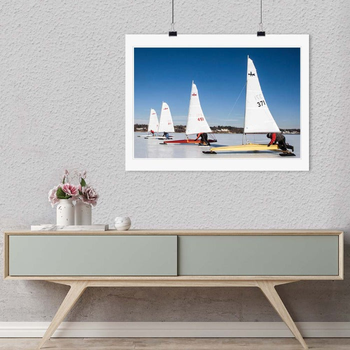 "Ice Sailing" by Chuck Solomon Photography-Artography Limited
