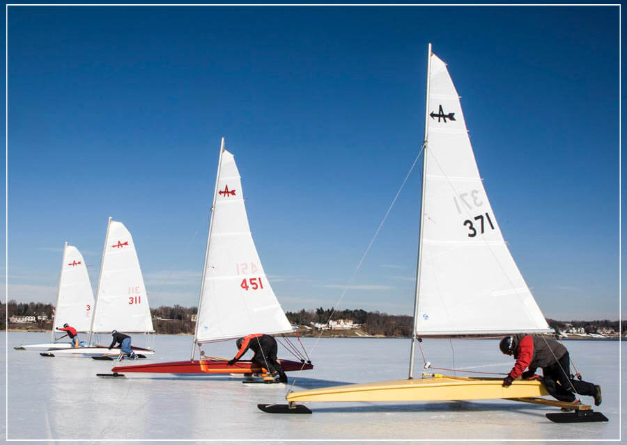 "Ice Sailing" by Chuck Solomon Photography-Artography Limited