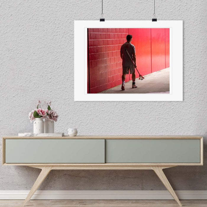 "Lacrosse Player" by Chuck Solomon Photography-Artography Limited