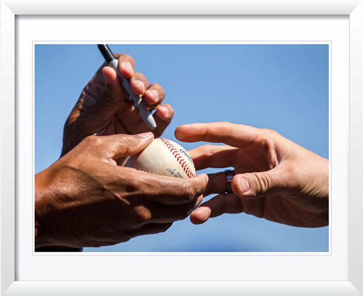 "Baseball Autograph" by Chuck Solomon Photography