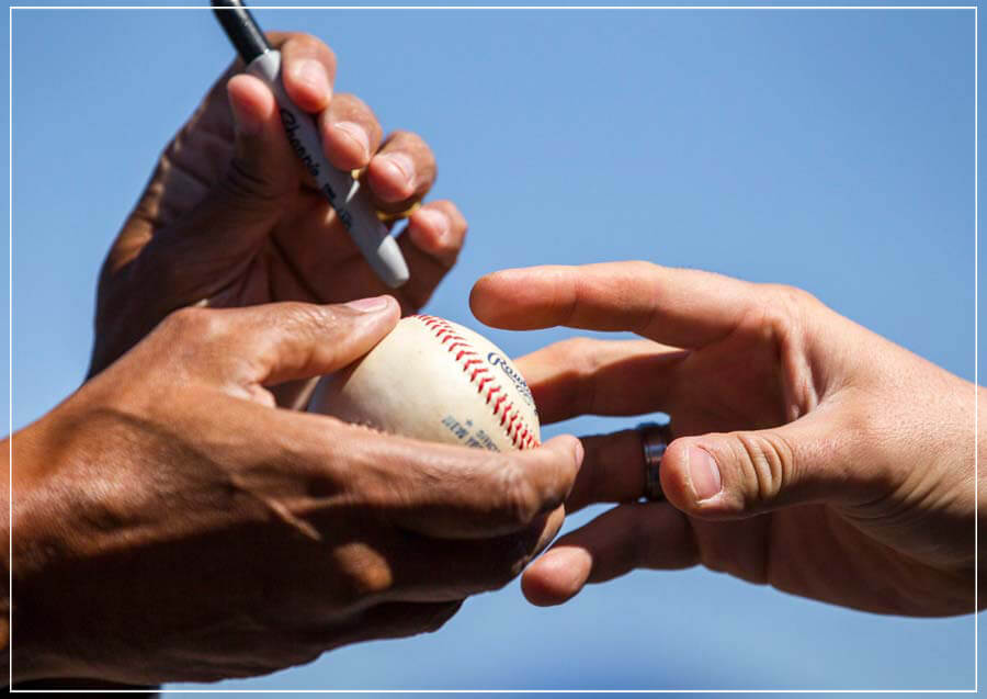 "Baseball Autograph" by Chuck Solomon Photography-Artography Limited