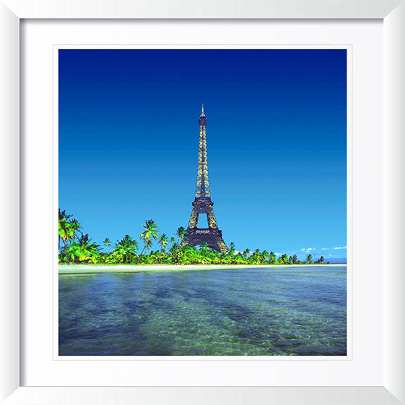 "Eiffel Tower on Island" by Daniel Furon Photography