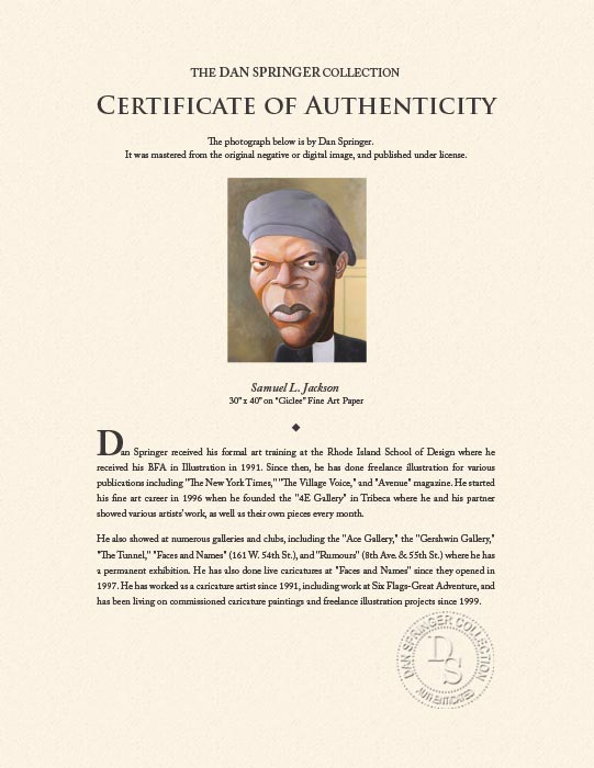 "Samuel L. Jackson" by Dan Springer Photography-Artography Limited