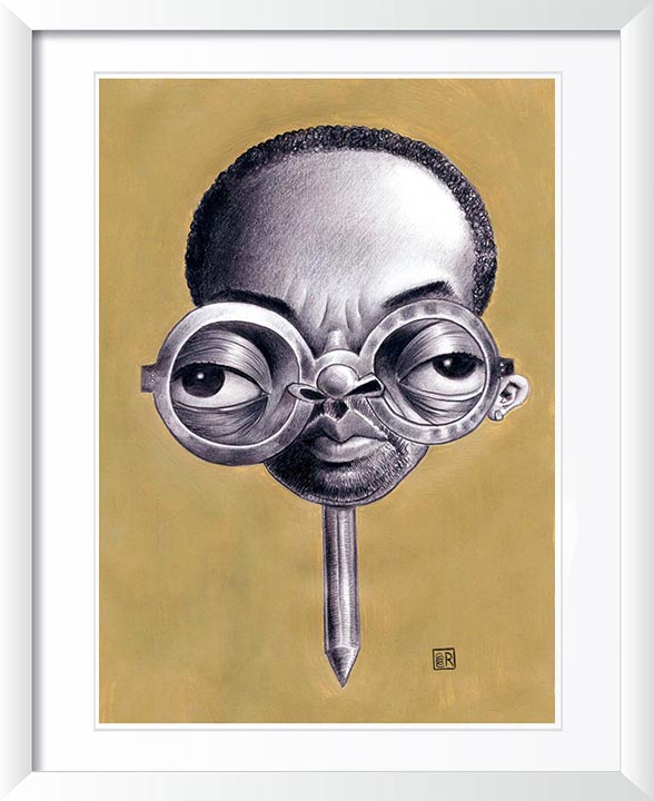 "Spike Lee" by Dan Springer, Caricature Art
