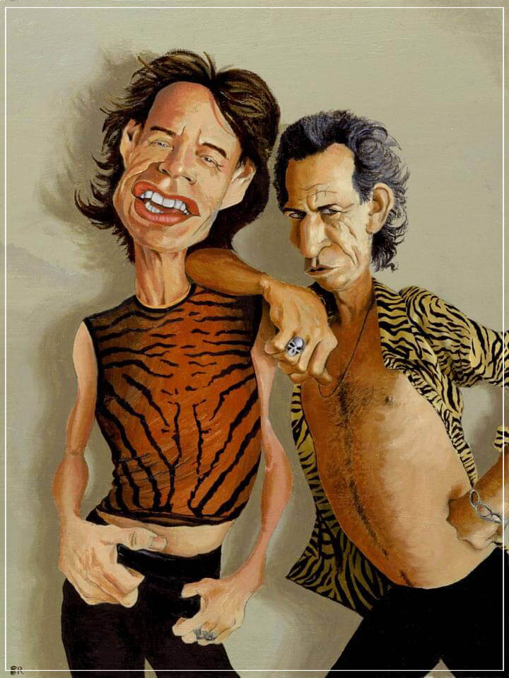 "Mick Jagger & Keith Richards" by Dan Springer Photography-Artography Limited