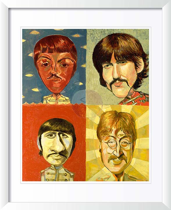 "The Beatles" by Dan Springer, Caricature Art