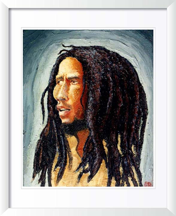 "Bob Marley" by Dan Springer, Caricature Art