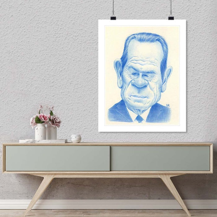 "Tommy Lee Jones" by Dan Springer Photography-Artography Limited