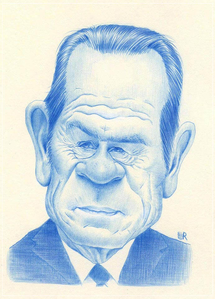 "Tommy Lee Jones" by Dan Springer Photography-Artography Limited