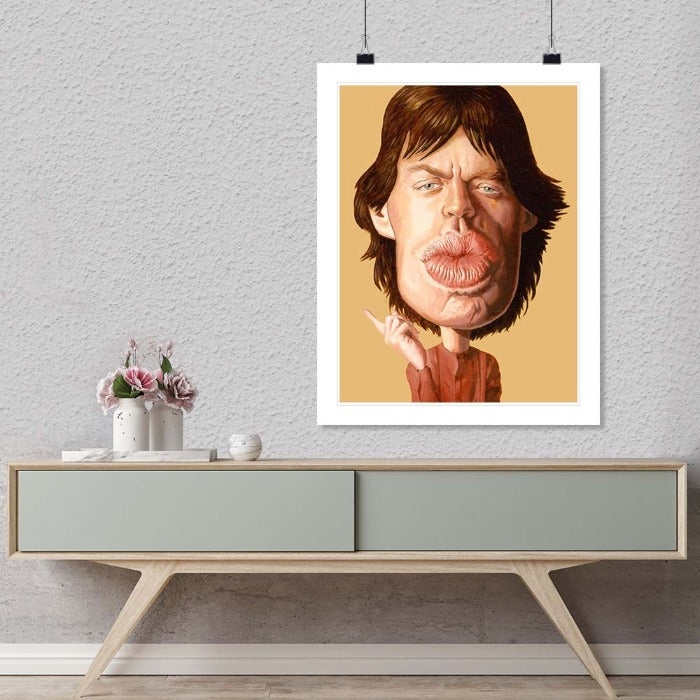 "Mick Jagger" by Dan Springer Photography-Artography Limited