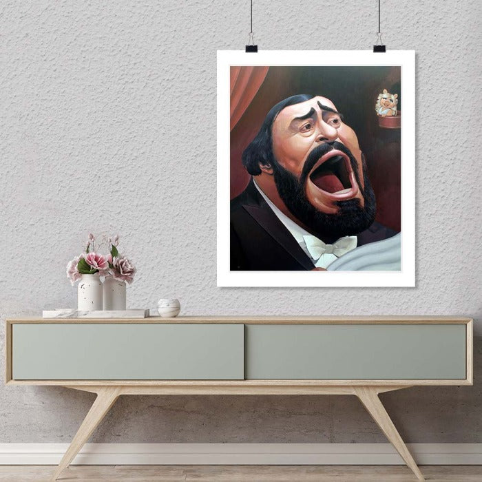 "Luciano Pavarotti" by Dan Springer Photography-Artography Limited