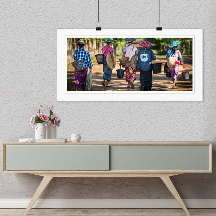 "Shan Women Walking Home" by Dorte Verner Photography-Artography Limited