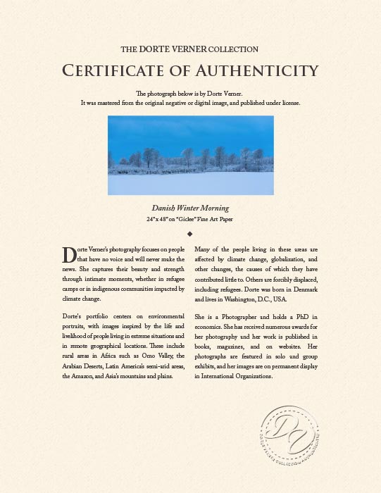 "Danish Winter Morning" by Dorte Verner Photography-Artography Limited