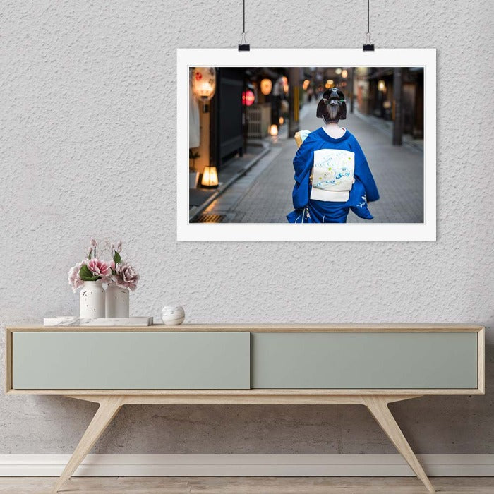 "Geisha Going to Work (B)" by Dorte Verner Photography-Artography Limited